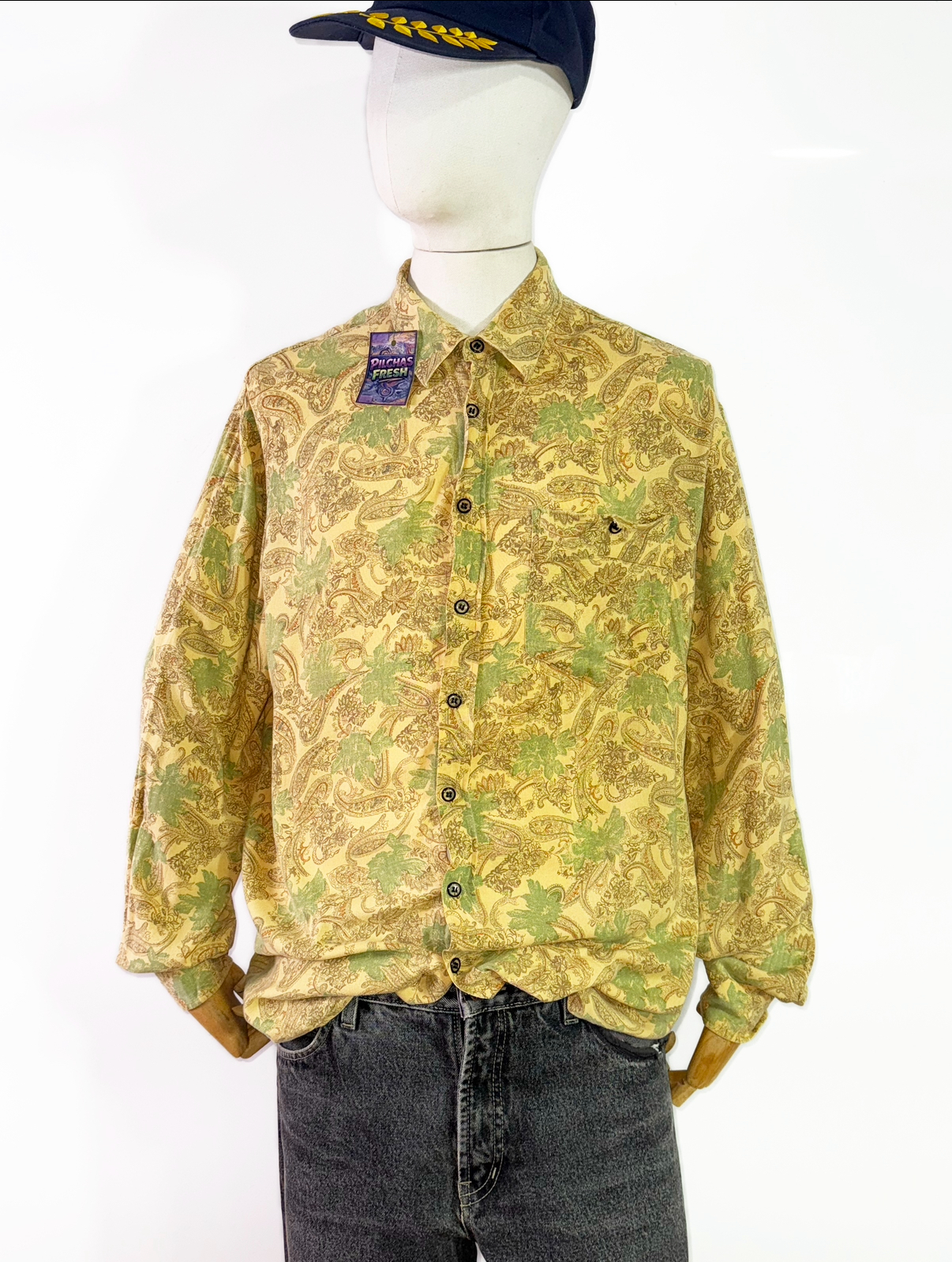  1970s Camisa vintage (L) 1