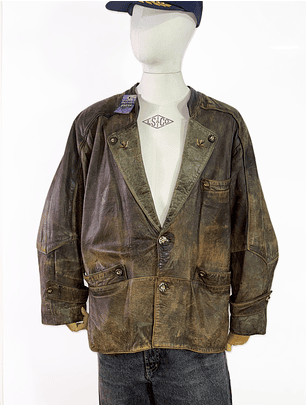 Cuero genuino vintage (L)