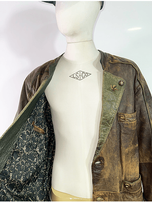 Cuero genuino vintage (L)