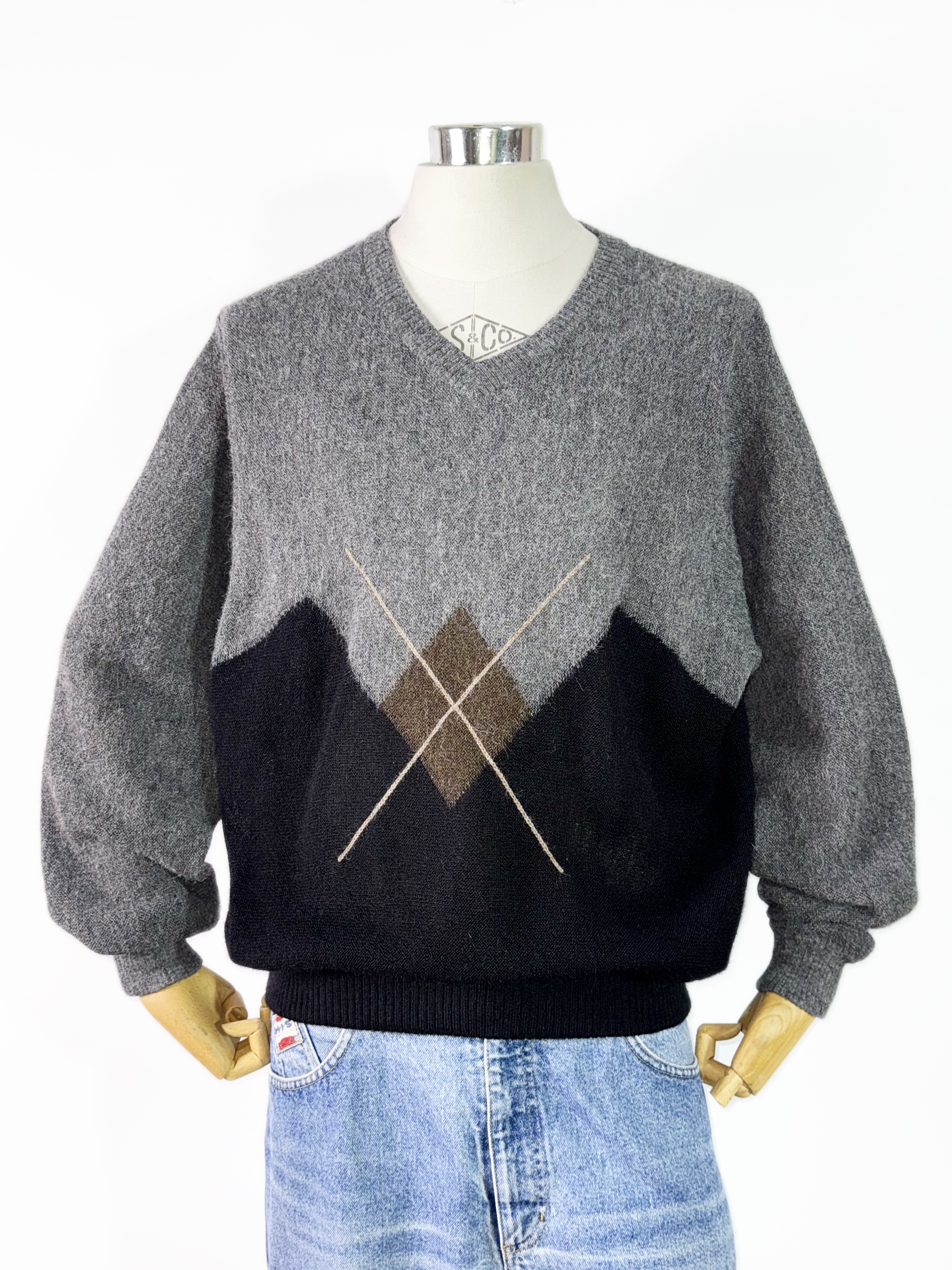 sweater vintage alpaca (M-L) 1
