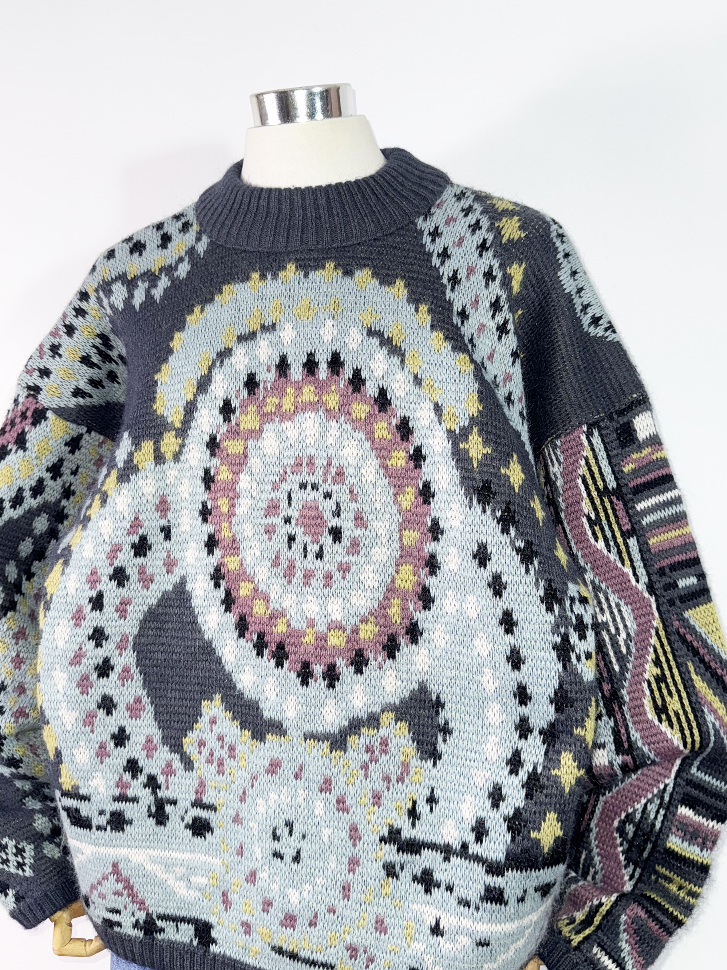 Sweater vintage peso pesado (L) 3