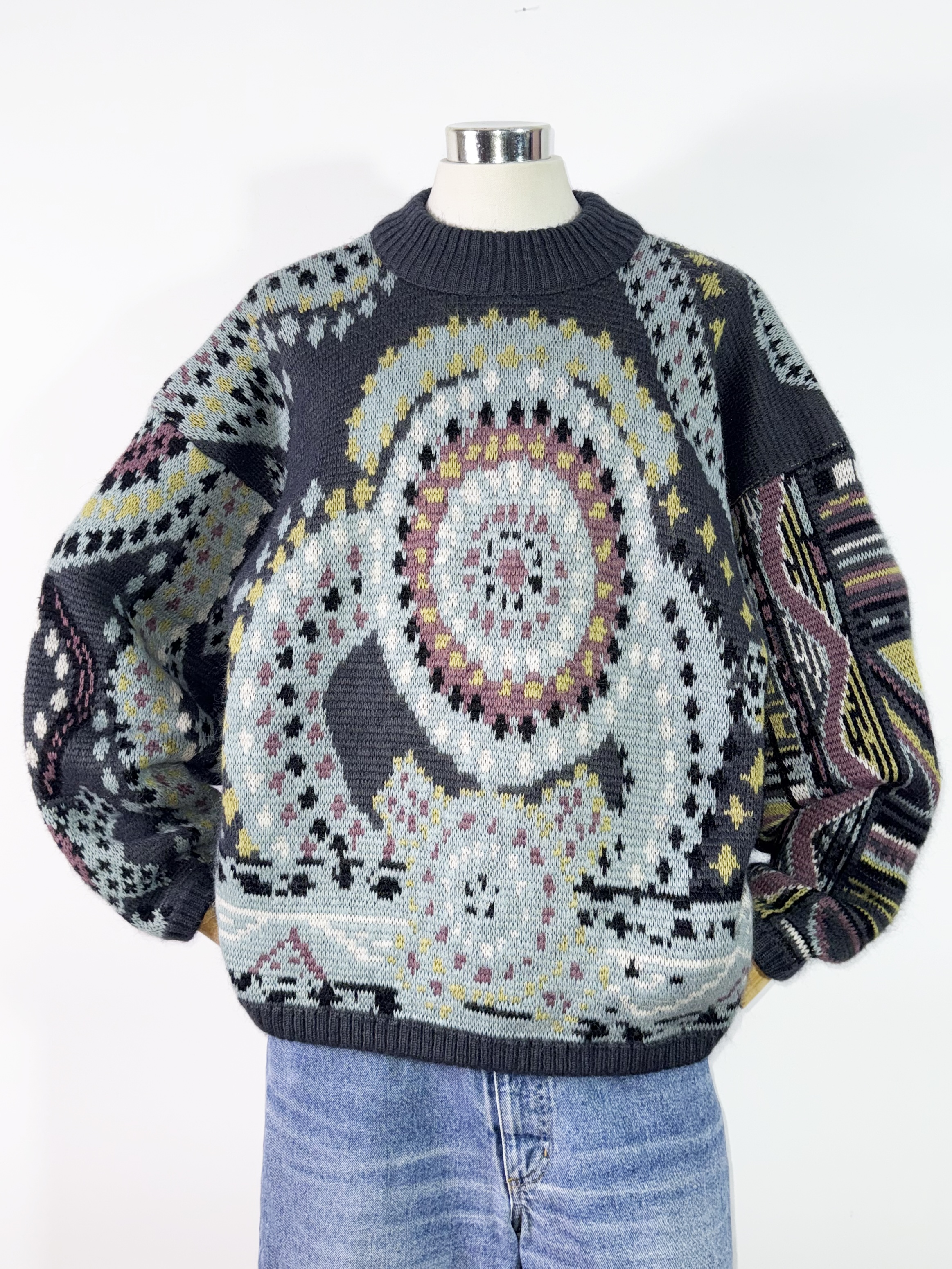 Sweater vintage peso pesado (L) 2