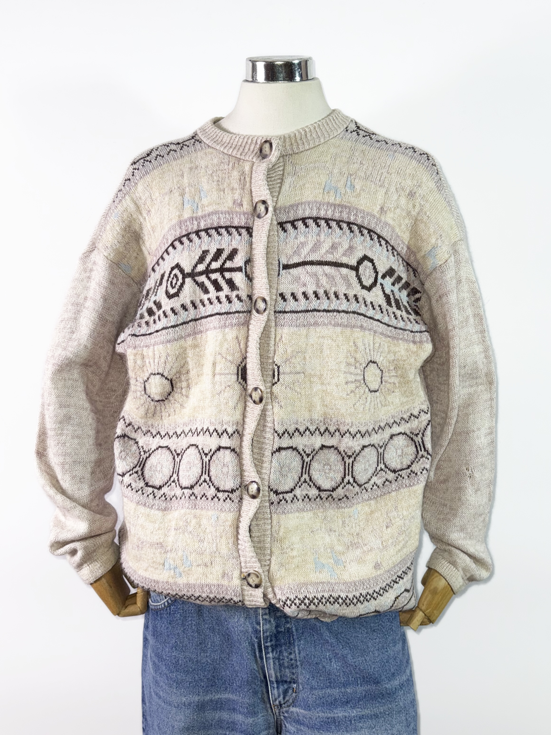 Sweater vintage lana (L) 1