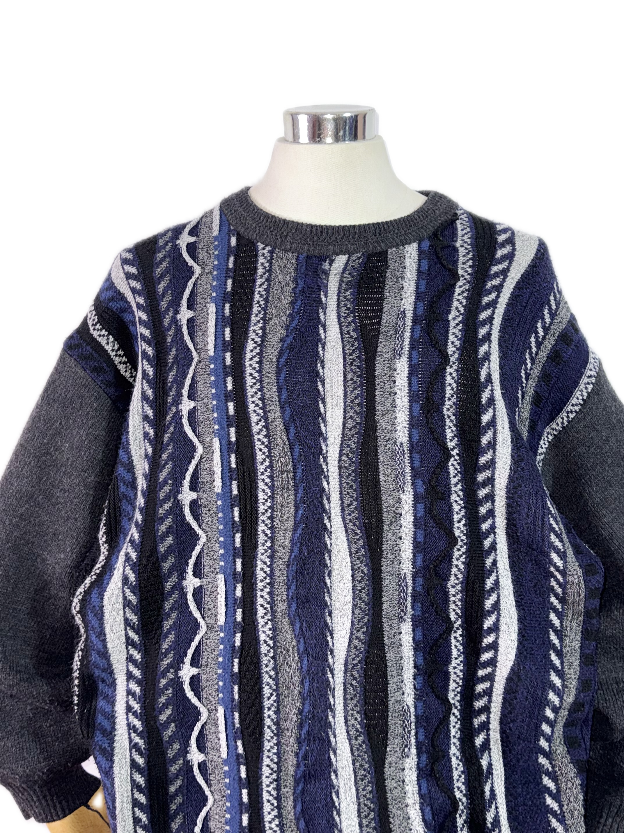 Sweater vintage estilo coogi  (L) 2