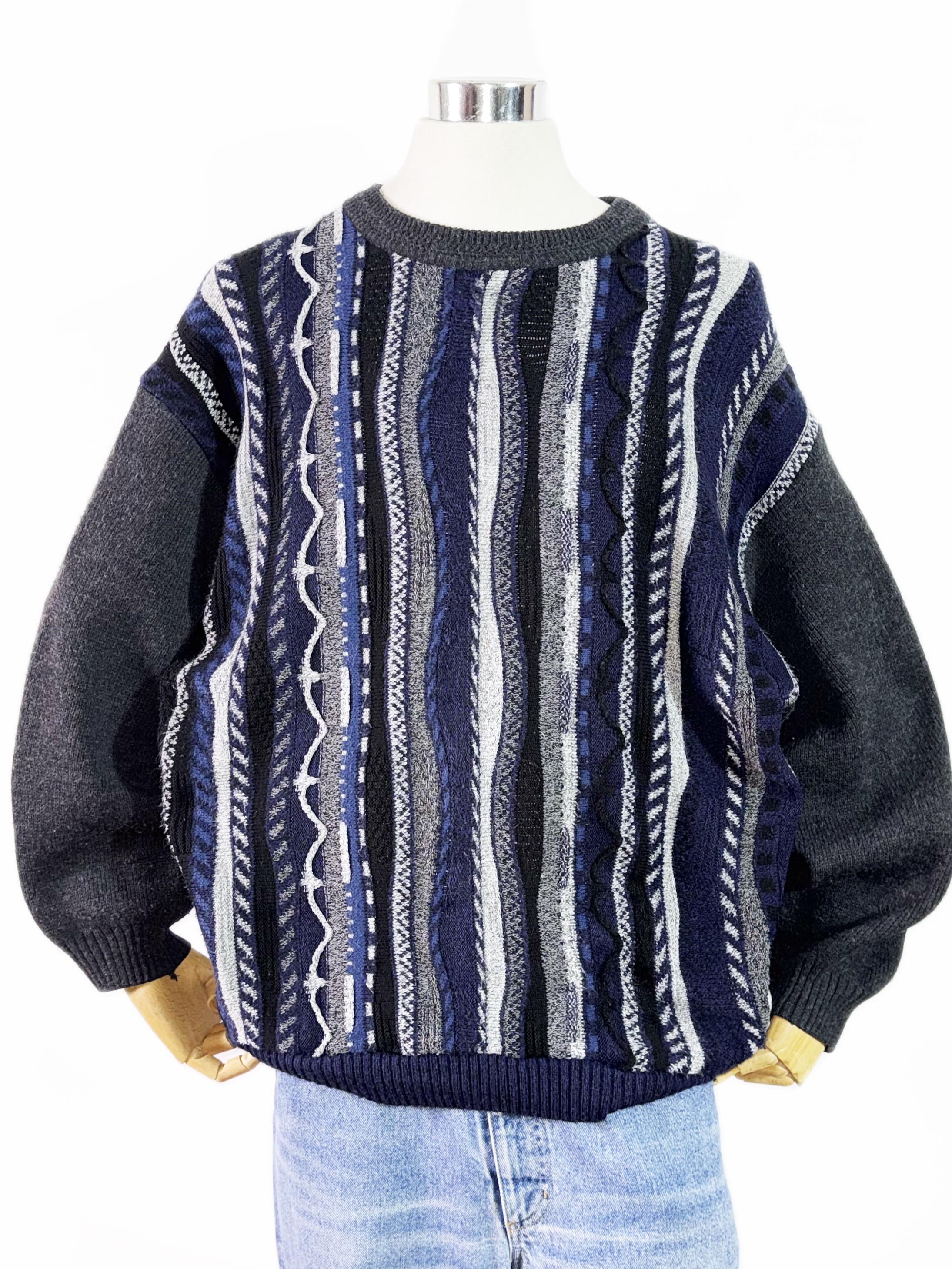 Sweater vintage estilo coogi  (L) 1