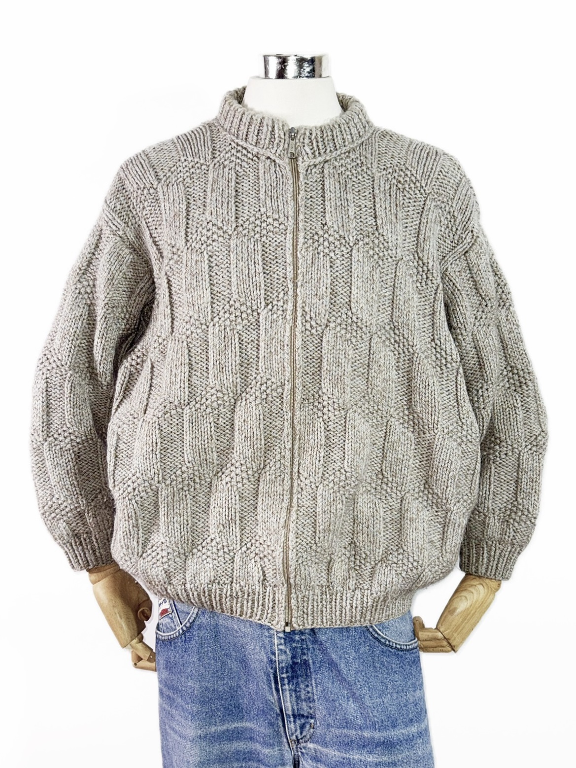 sweater vintage grueso (M)  1