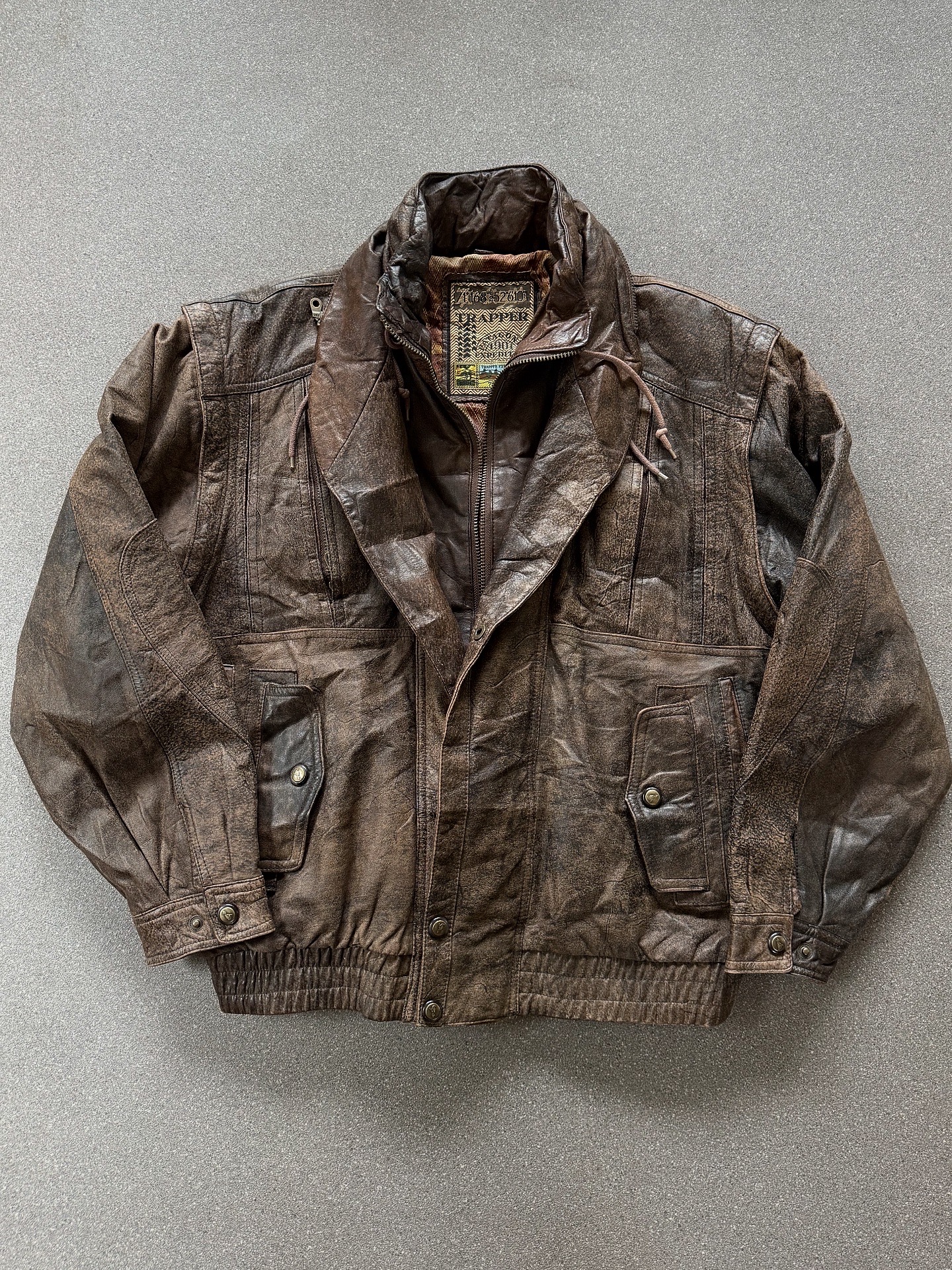 Chaqueta de cuero peso pesado ( L) 1