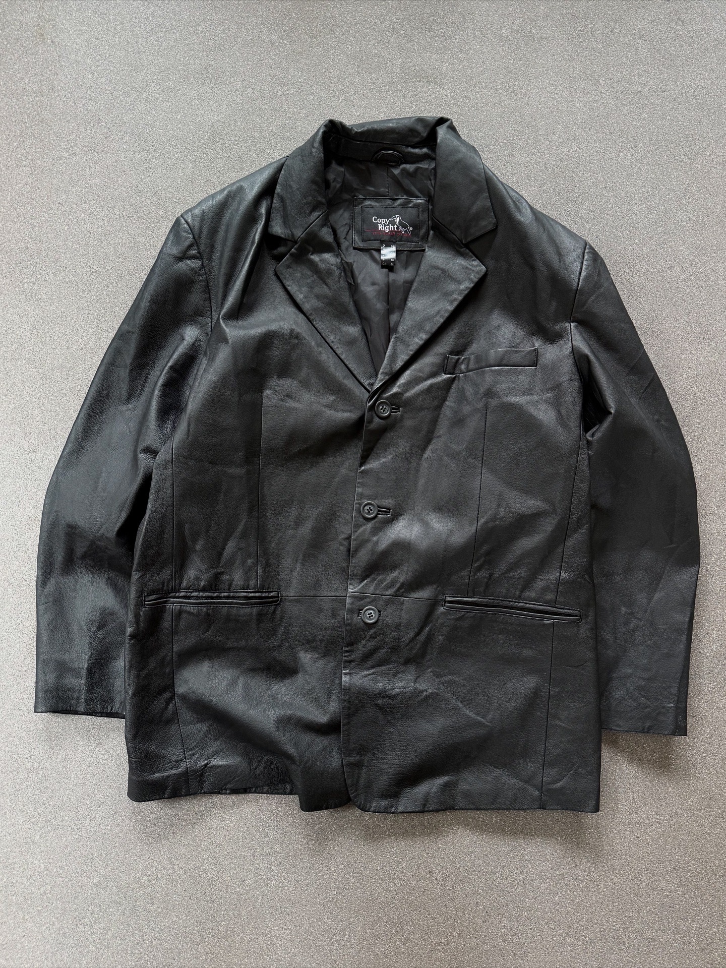 Chaqueta de cuero vintage (XL) 1