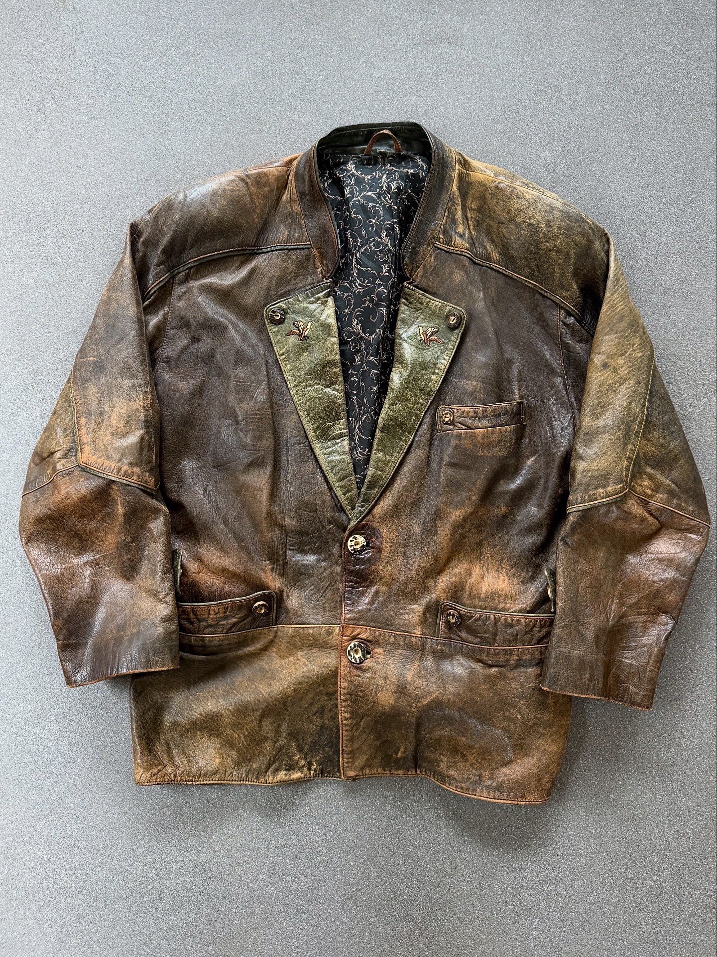 Cuero genuino vintage (L) 1