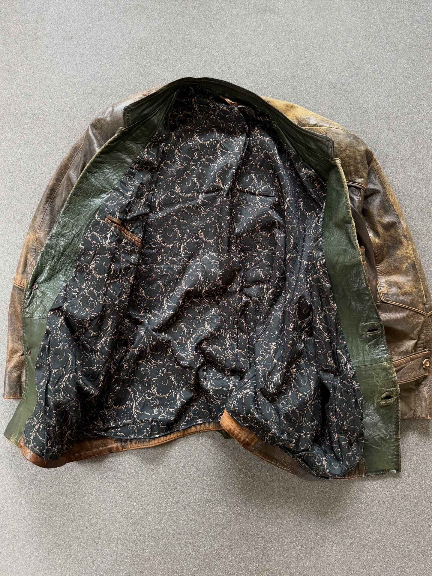 Cuero genuino vintage (L) 3