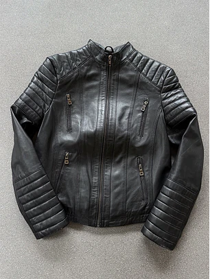 Chaqueta de cuero  (XS-S)