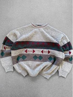 Sweater vintage grueso (L)
