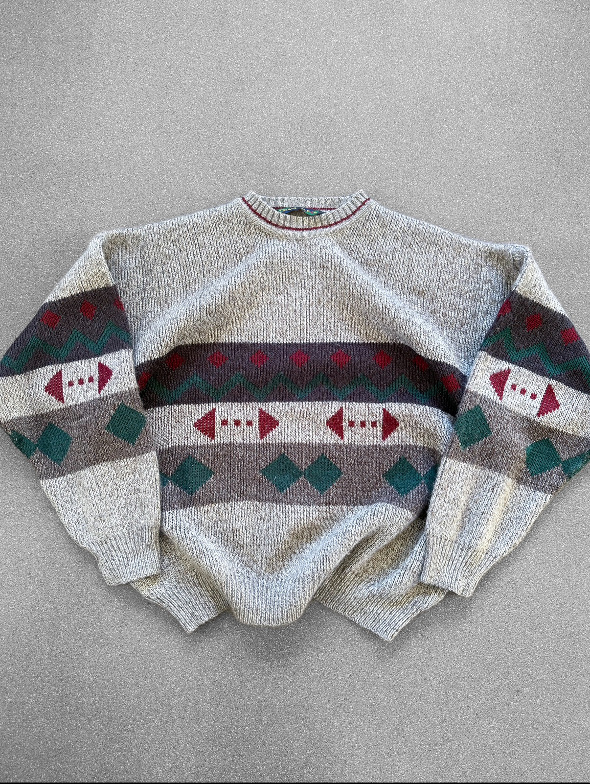 Sweater vintage grueso (L) 1