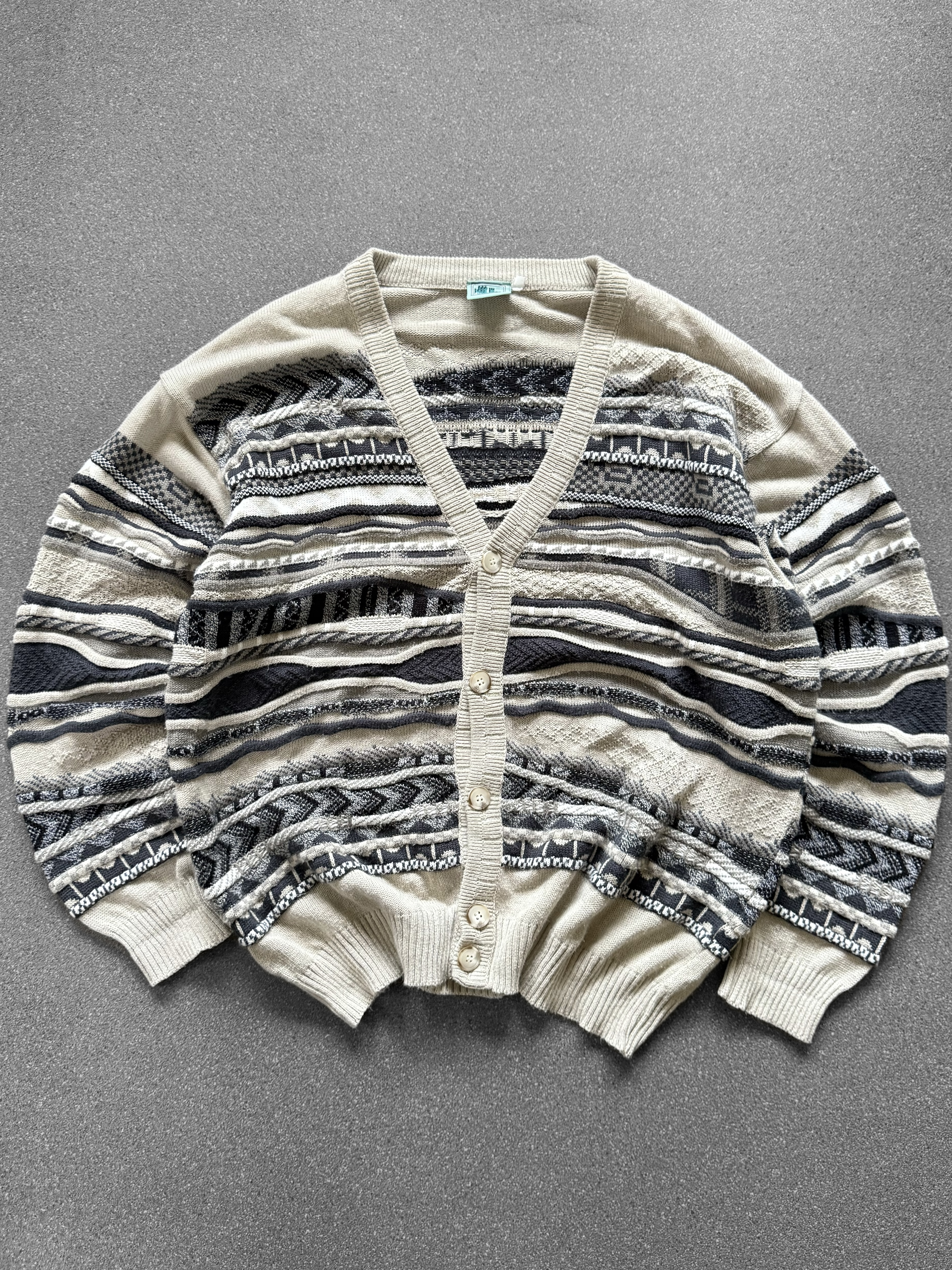 Cardigan vintage estilo coogi (L-XL) 1