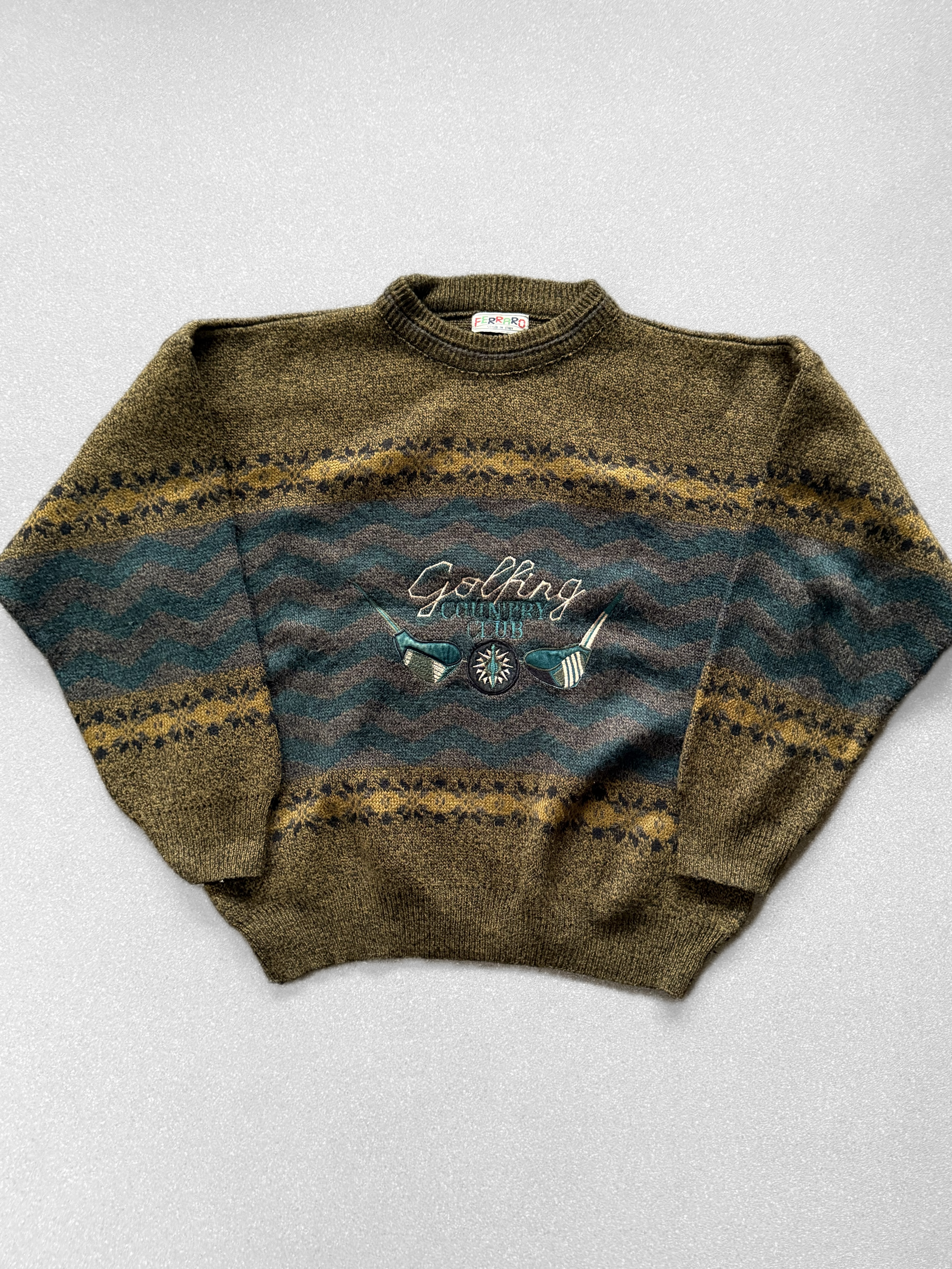 Sweater vintage grueso (M) 2