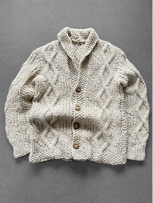 Sweater vintage lana grueso (M)