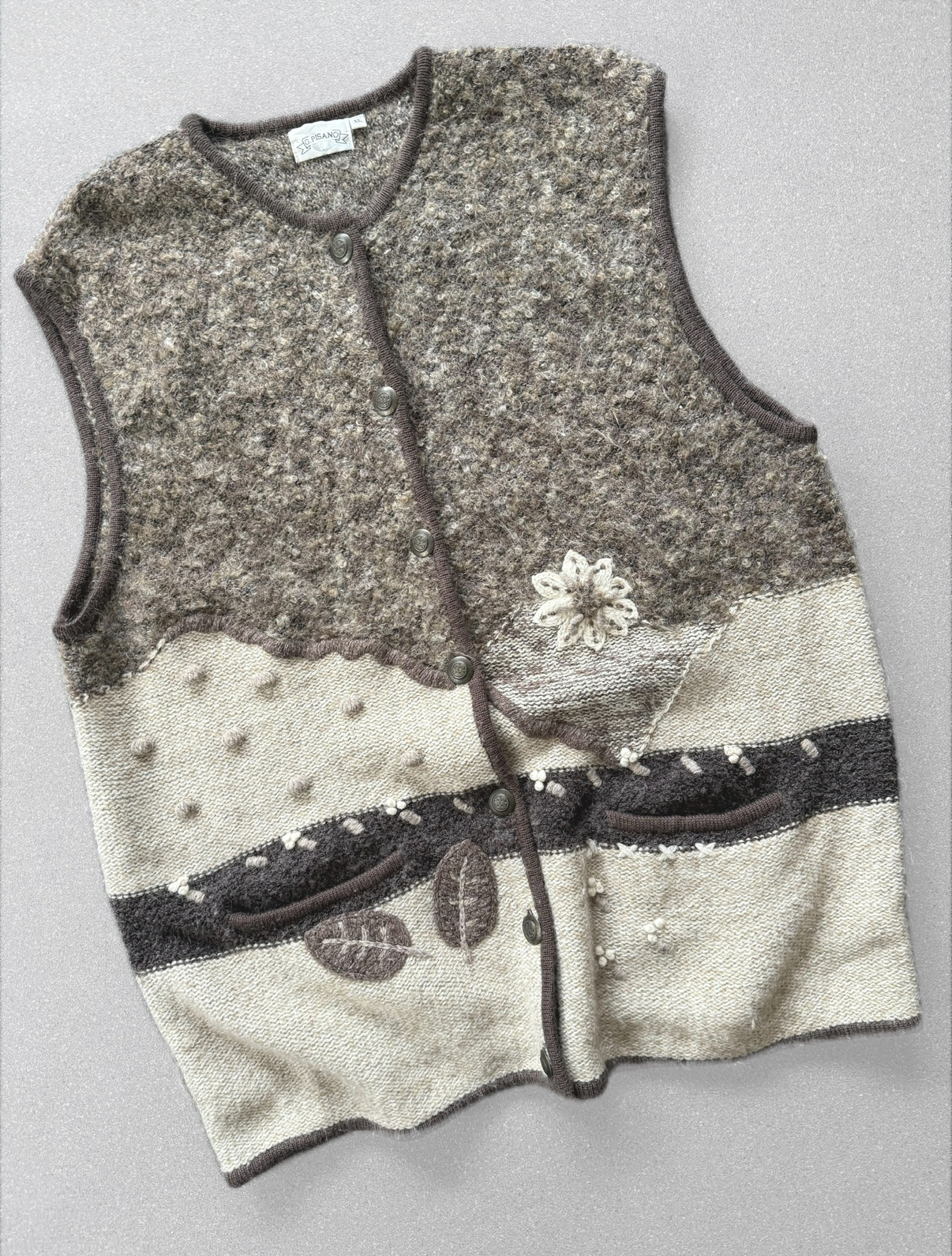 Vest vintage lana  (XL) 2