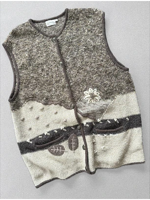 Vest vintage lana  (XL)