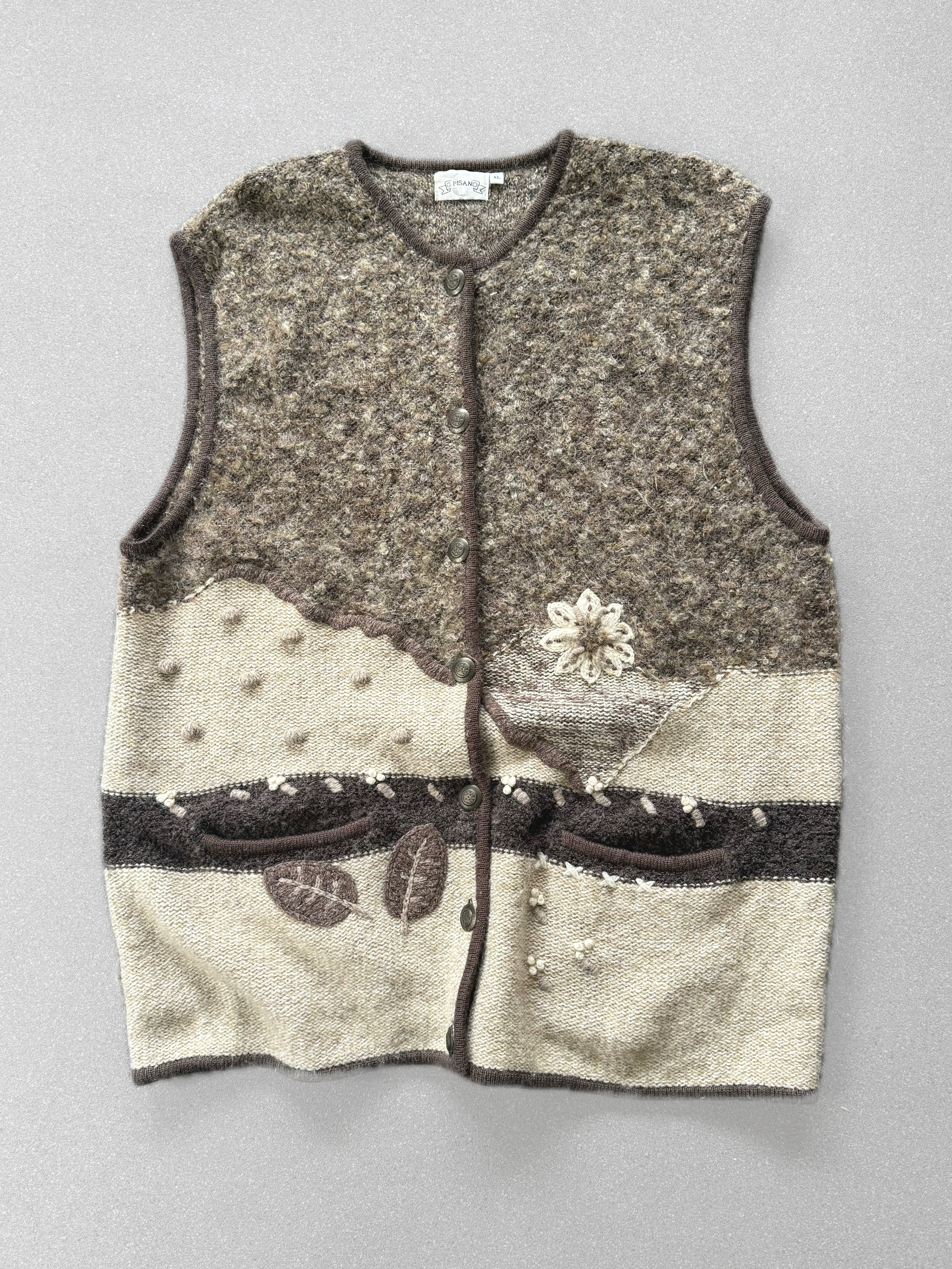 Vest vintage lana  (XL) 1