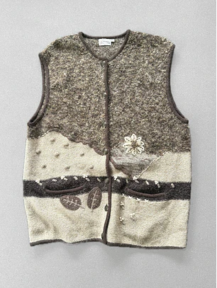 Vest vintage lana  (XL)