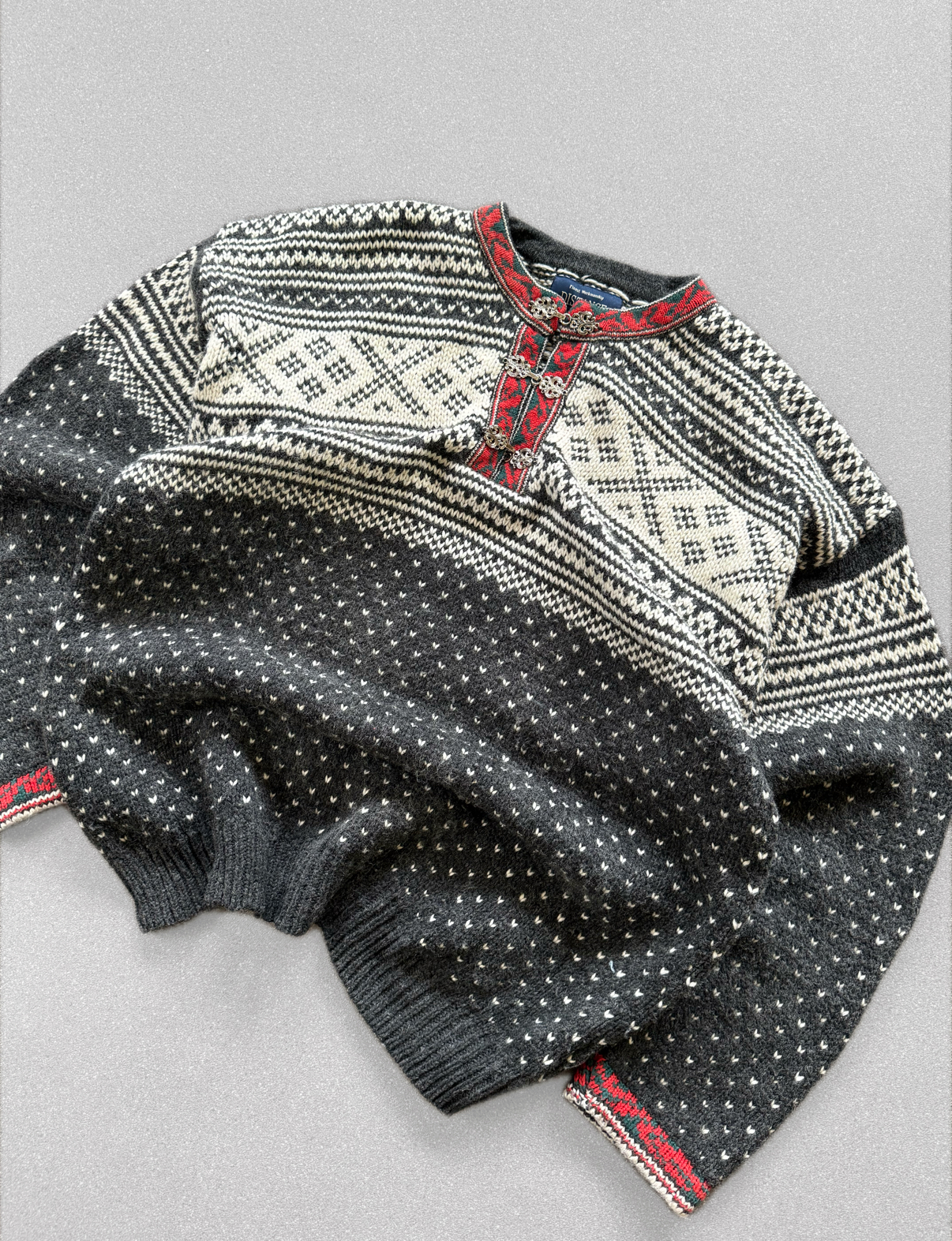 Sweater vintage grueso lana (L-XL) 2