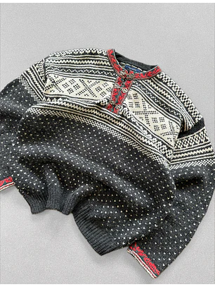 Sweater vintage grueso lana (L-XL)