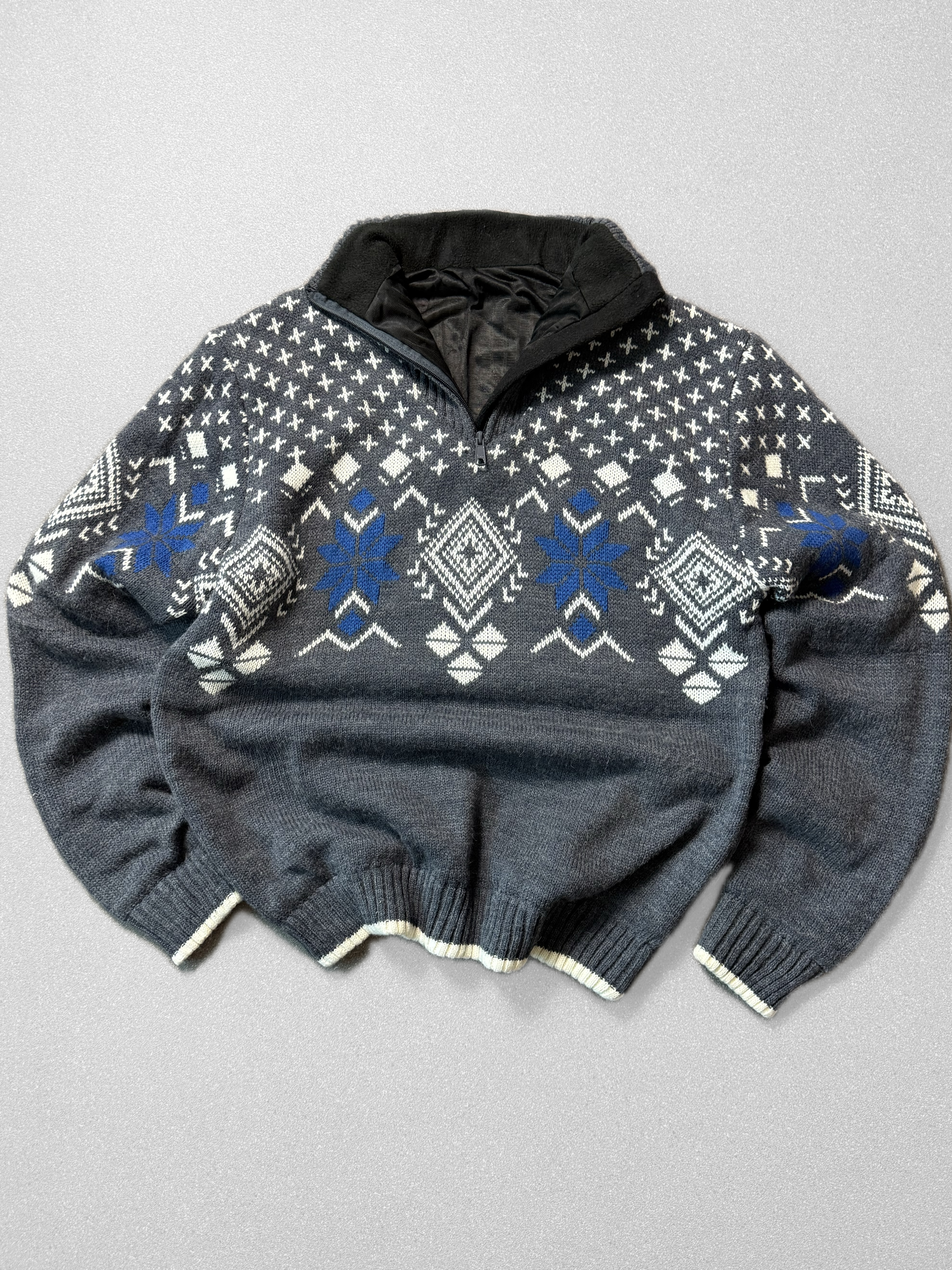 Sweater vintage grueso con forro (L) 1