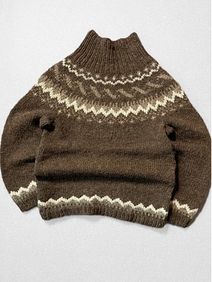 Sweater grueso lana (M)