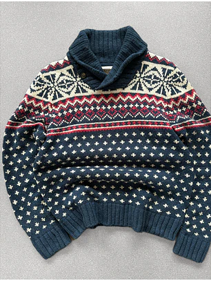 Sweater vintage grueso (M)