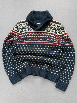 Sweater vintage grueso (M)