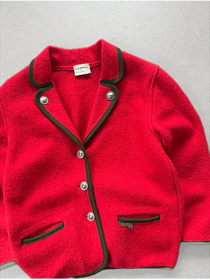 Abrigo-sweater de lana grueso  (M-L)