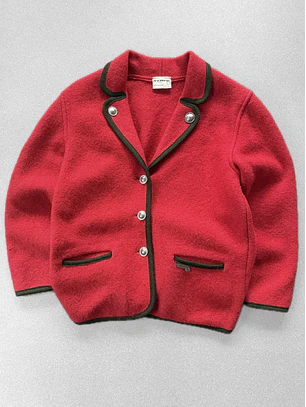 Abrigo-sweater de lana grueso  (M-L)