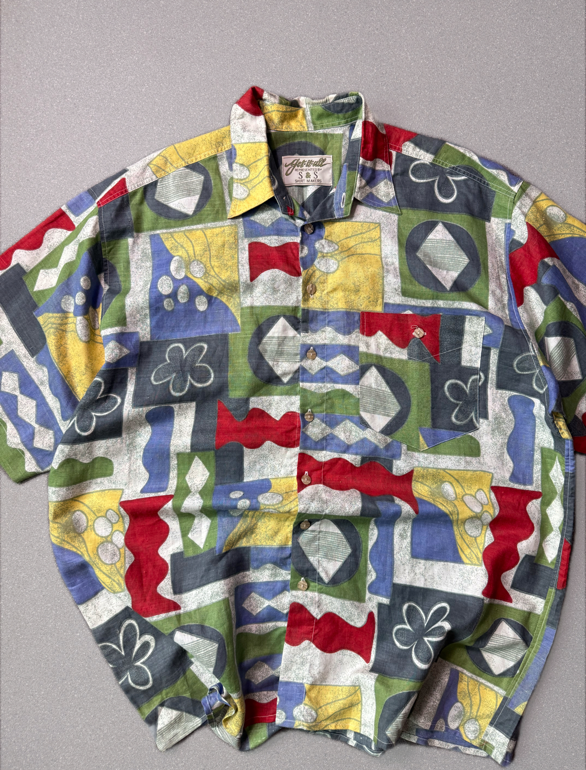 1980s camisa vintage  (Xl) 2
