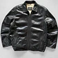 Chaqueta vintage 100% cuero (L) - Miniatura 1