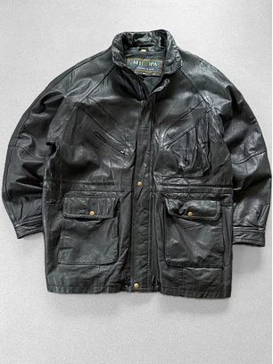 Chaqueton vintage 100% cuero (XL)