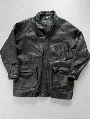 Chaqueton vintage 100% cuero (XL)