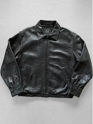 Chaqueta vintage 100% cuero pesado  (L-XL)