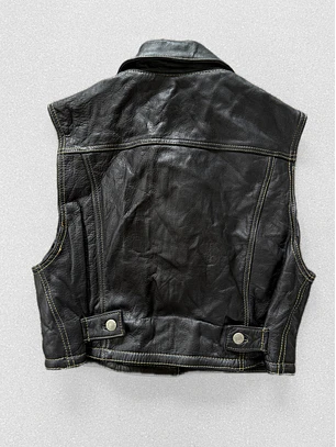 Vest cuero vintage (XS)