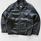Chaqueta vintage 100% cuero (L) - Miniatura 1