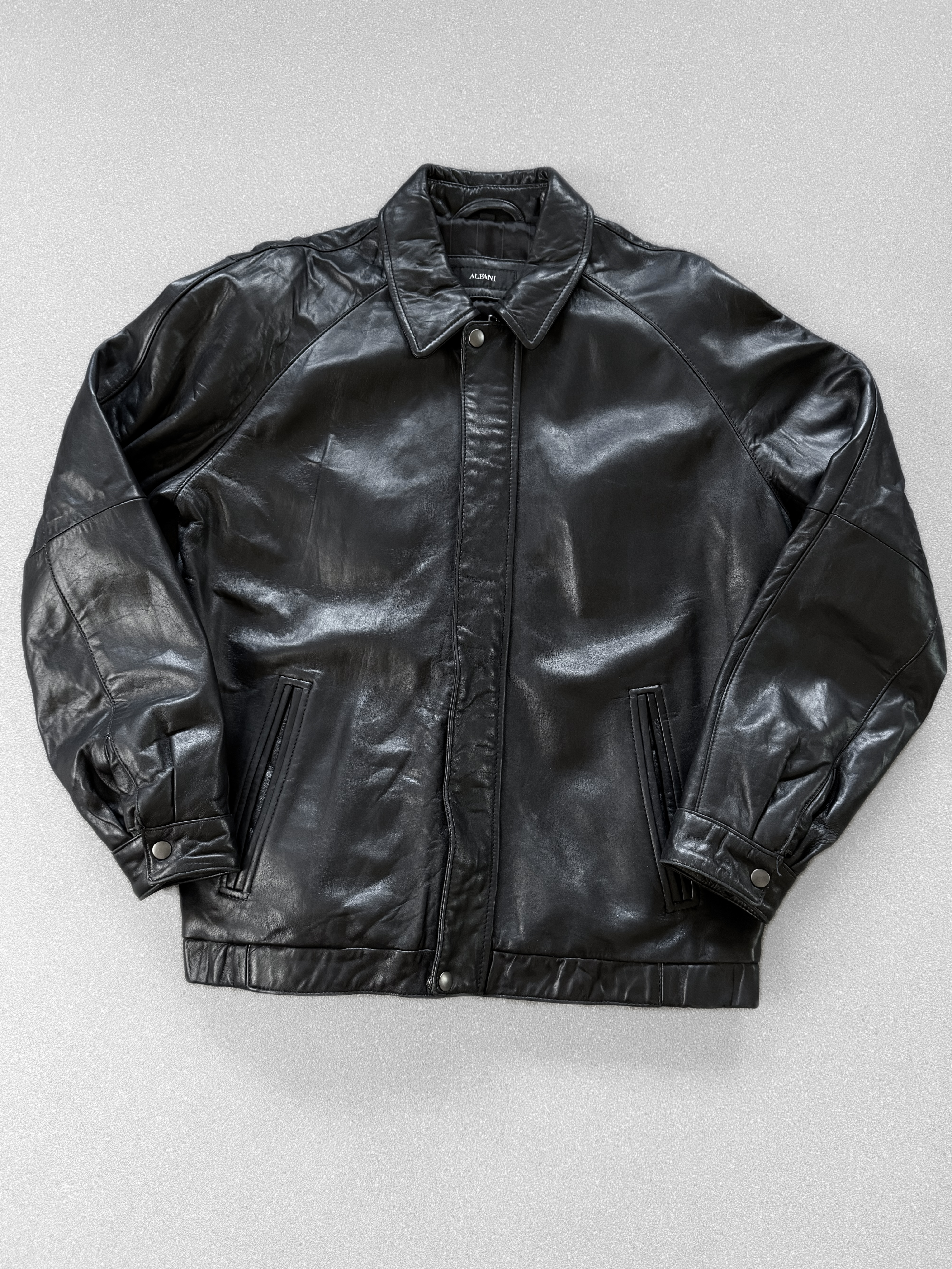 Chaqueta  vintage 100% cuero pesado  (L) 1