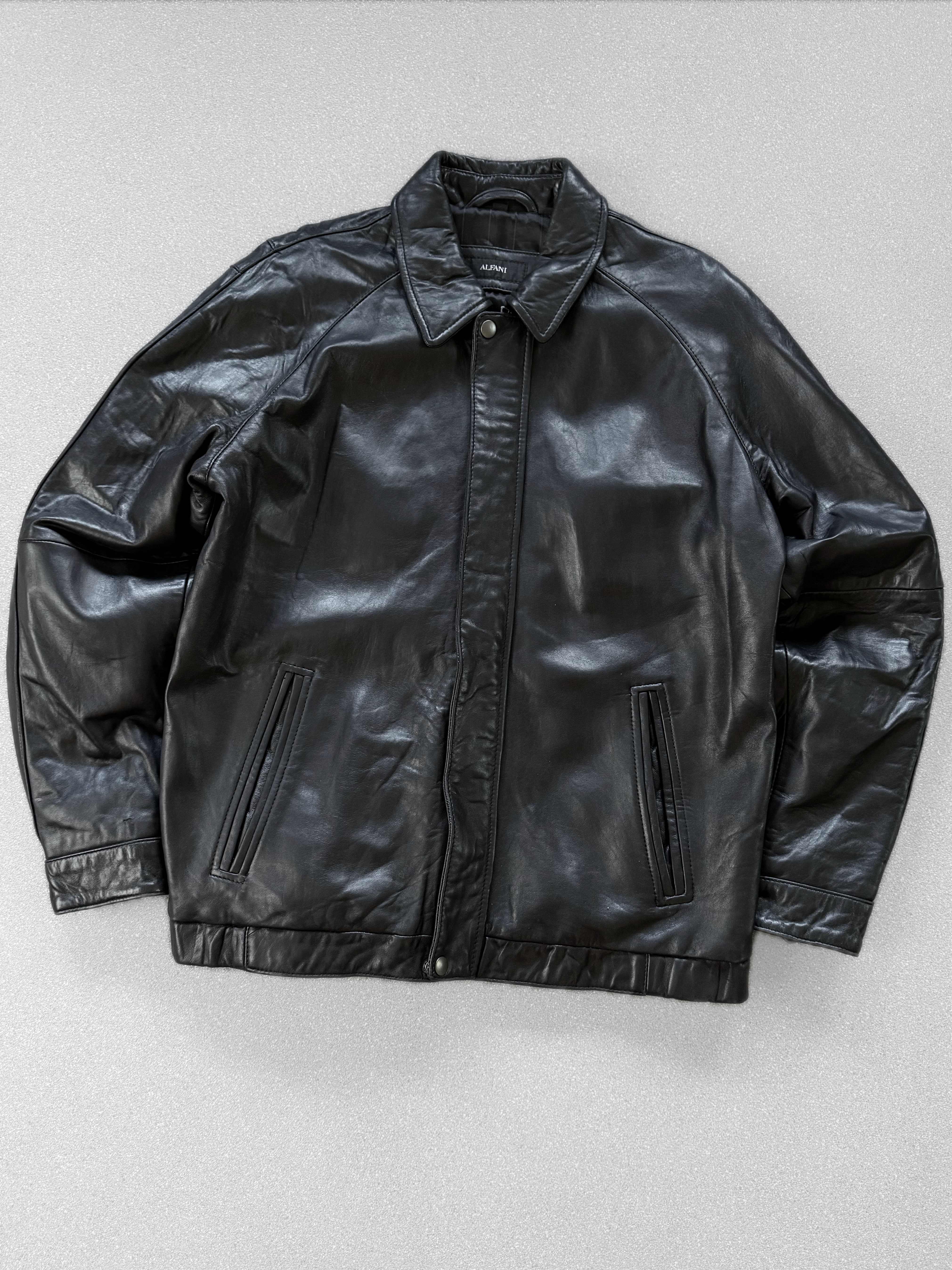 Chaqueta  vintage 100% cuero pesado  (L) 2