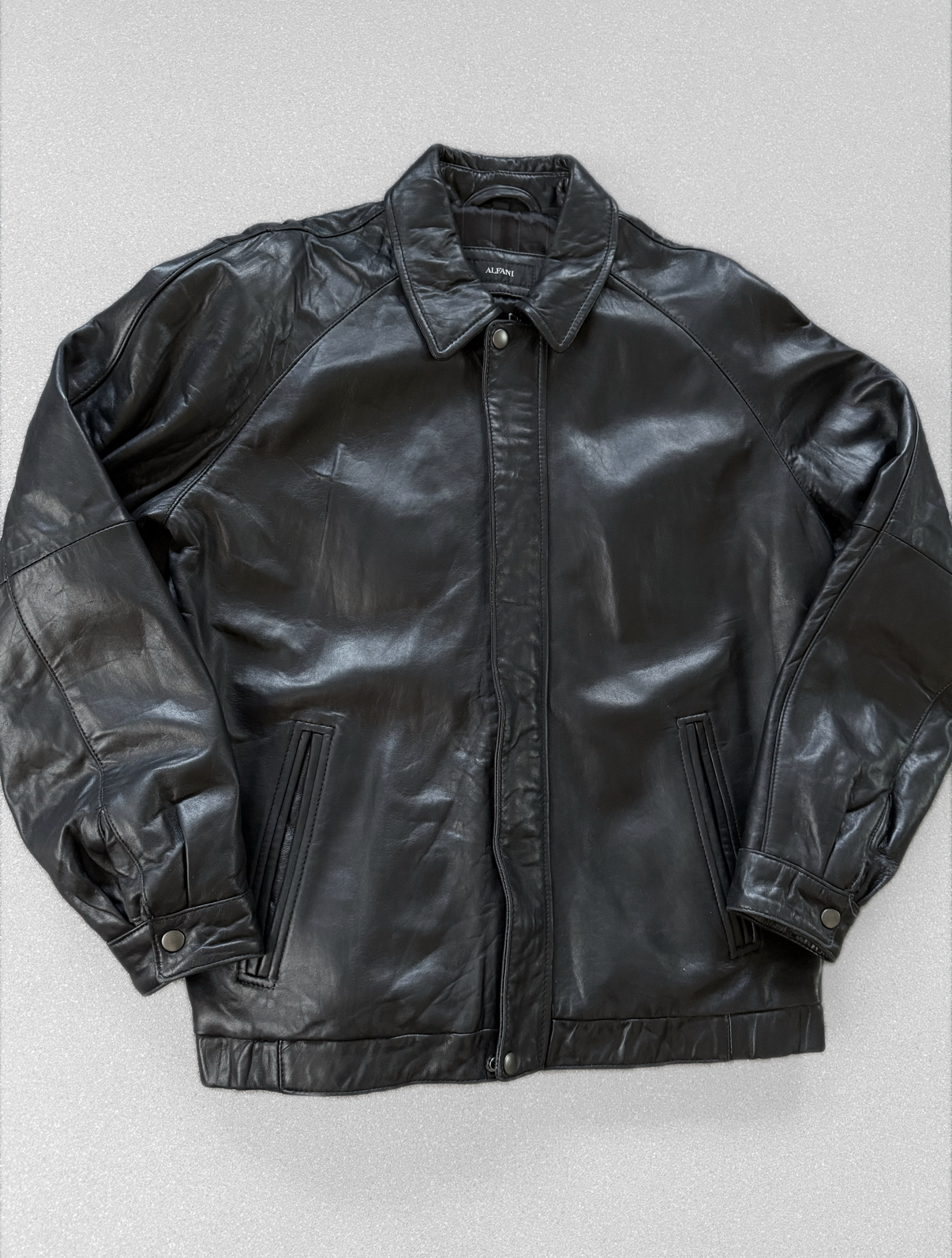 Chaqueta  vintage 100% cuero pesado  (L) 3