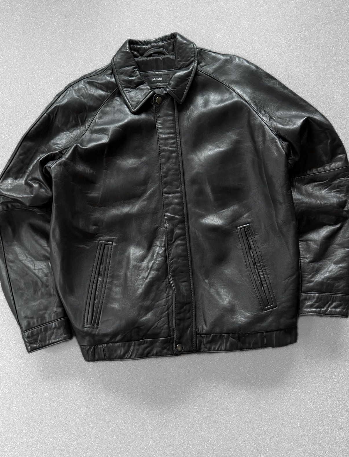 Chaqueta  vintage 100% cuero pesado  (L) 6