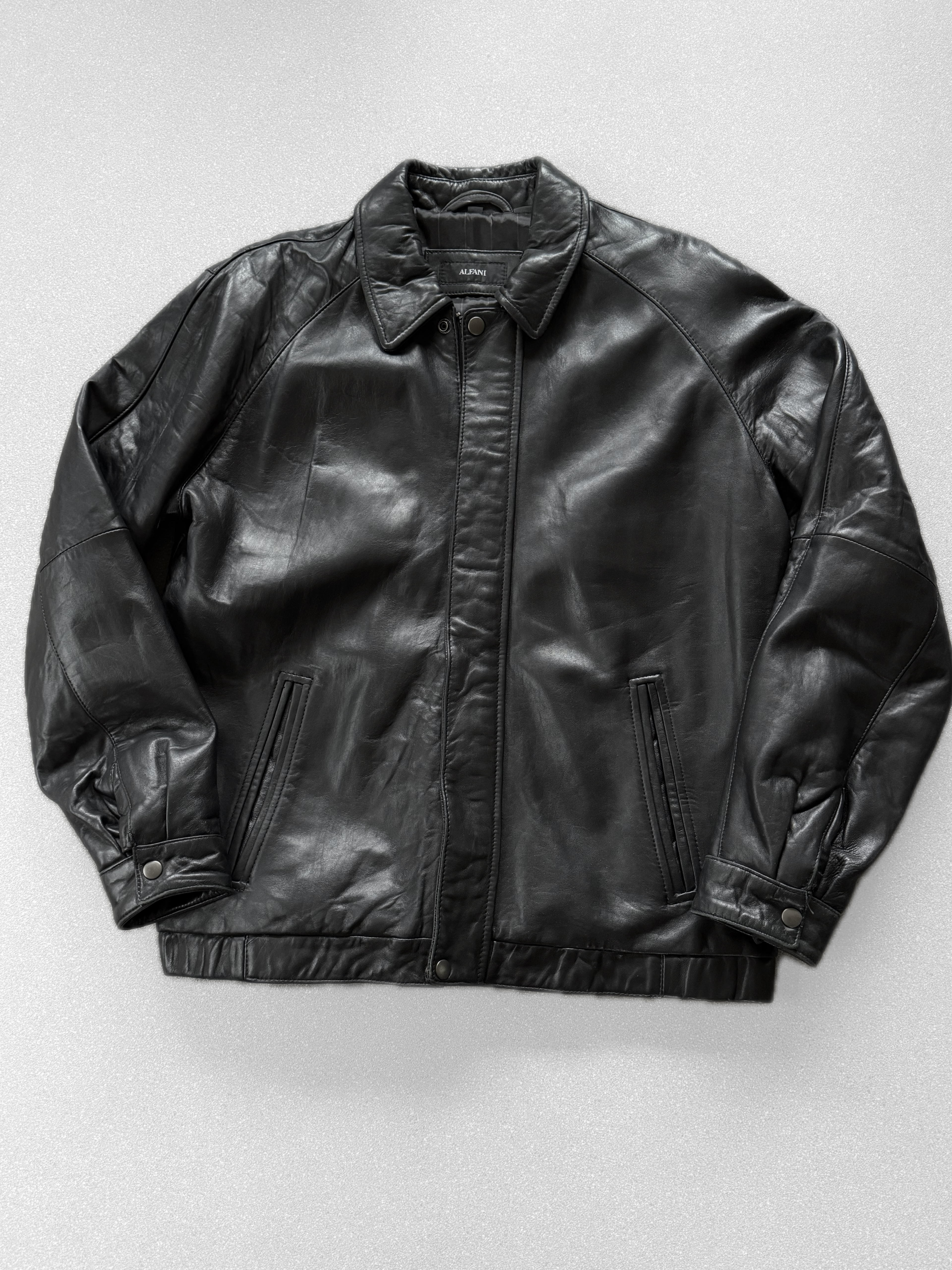 Chaqueta  vintage 100% cuero pesado  (L) 1