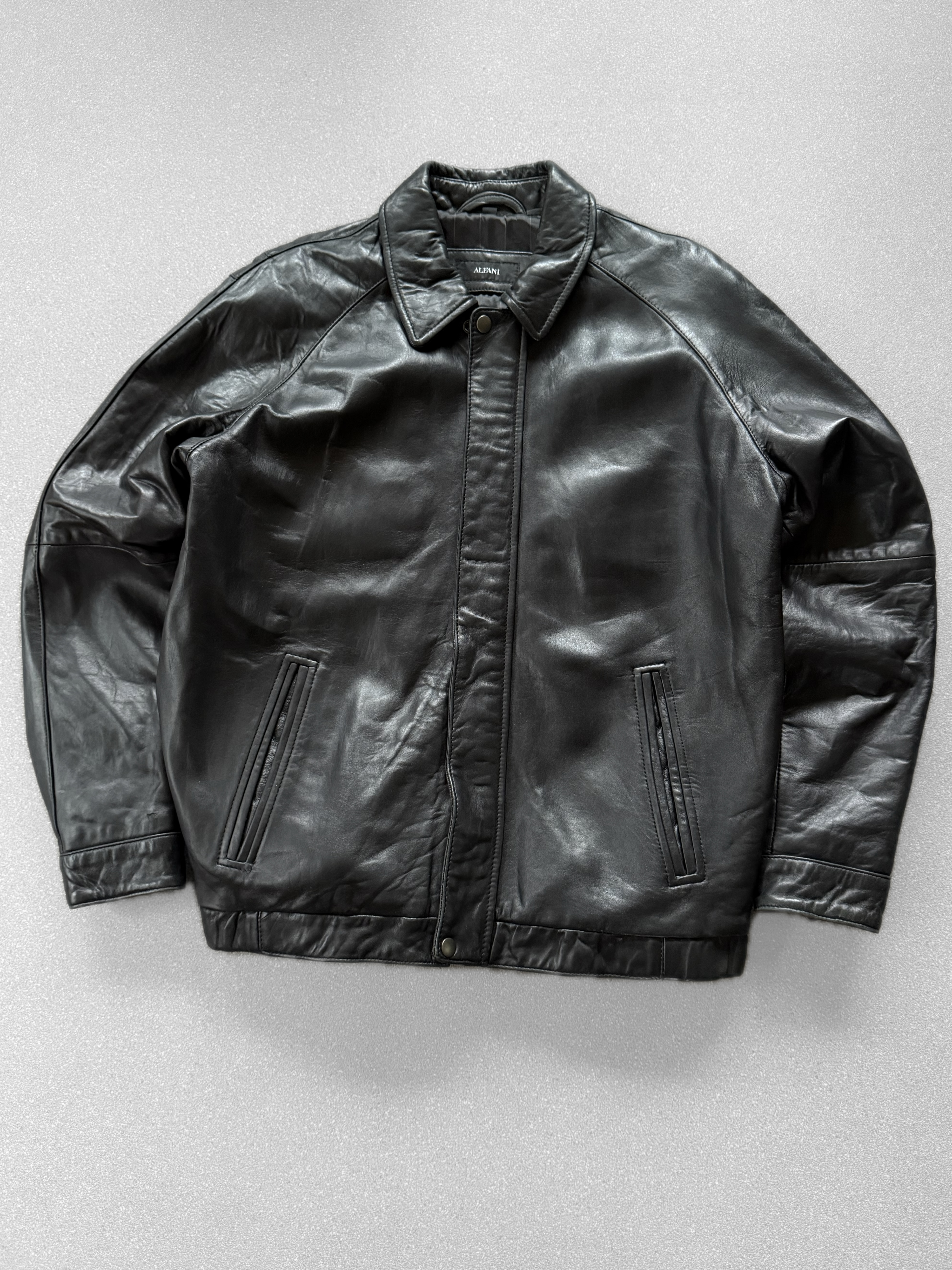 Chaqueta  vintage 100% cuero pesado  (L) 2