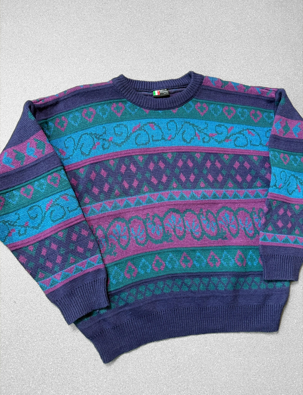 Sweater vintage 50% lana  (M) 3