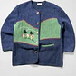 1970s chaqueton 100% lana gruesa (L-XL) - Miniatura 1