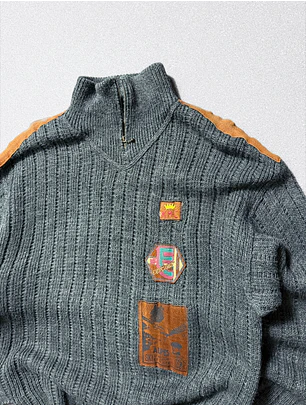 1980s sweater vintage 50% lana (L)