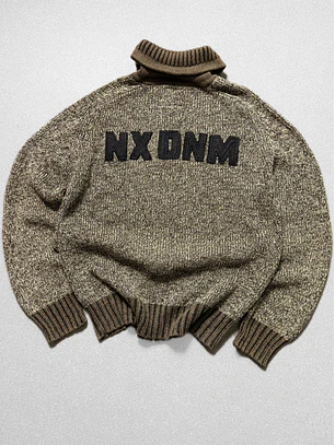 Sweater vintage 100% gruesa  algodon (M)