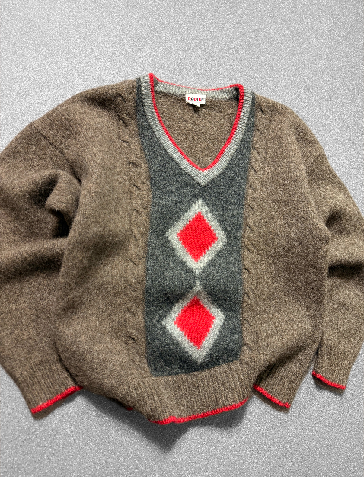 1970s sweater vintage  lana gruesa (S) 3